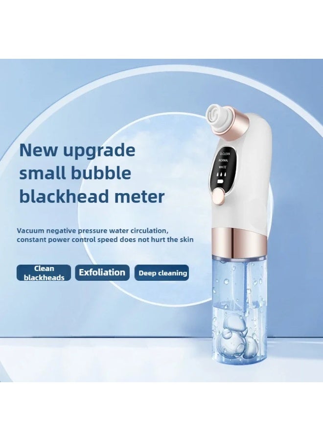 جهاز شفط كهربائي لإزالة الرؤوس السوداء وتنظيف المسام، جهاز شفط للوجه يعمل بدورة مياه فقاعية صغيرة لإزالة حب الشباب والبثور والرؤوس السوداء، أداة تجميل لتنظيف المسام بعمق - Image 3